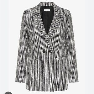 Anine Bing | Diana Blazer | Black and White | Small